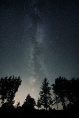 Nocne gwiaździste niebo © Aleksandra