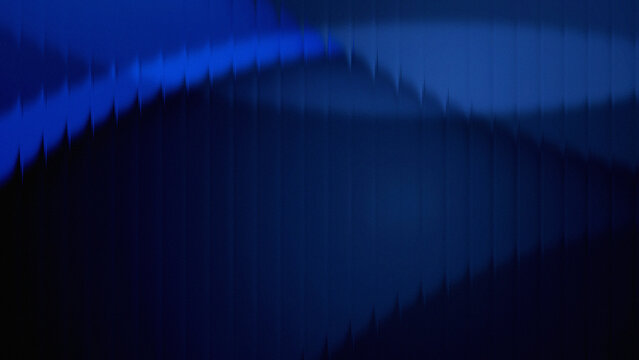 Blue abstract sound wave pattern with dark gradient shapes and lines