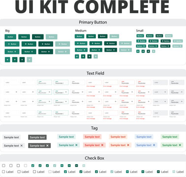 Modern UI Kit Dashboard Design System Template for Web and Mobile Applications copy.eps