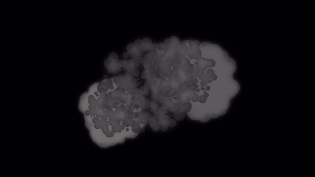 2d vfx explosion transparent backgorund with alpha channel