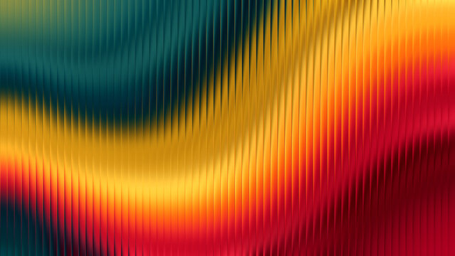 Abstract Juneteenth celebration with warm flowing colors suggesting unity and progress during summer