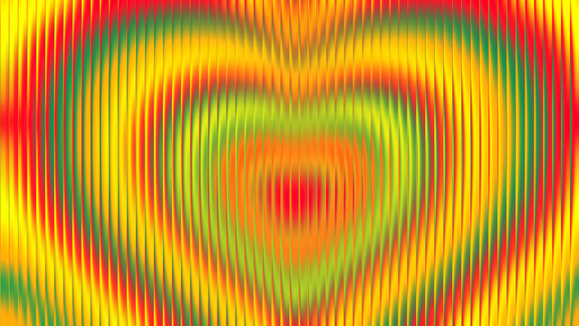 Vibrant heart shape with Juneteenth colors during celebration of freedom and unity
