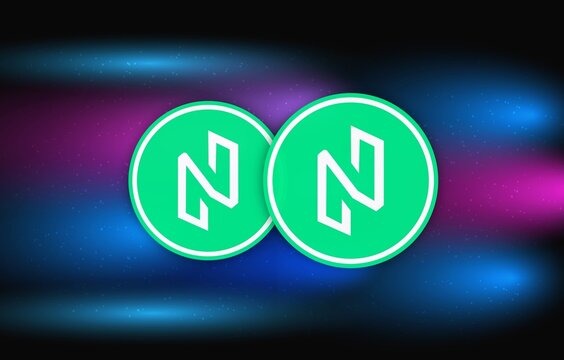 images of the nuls logo on a digital background. 3d illustrations.