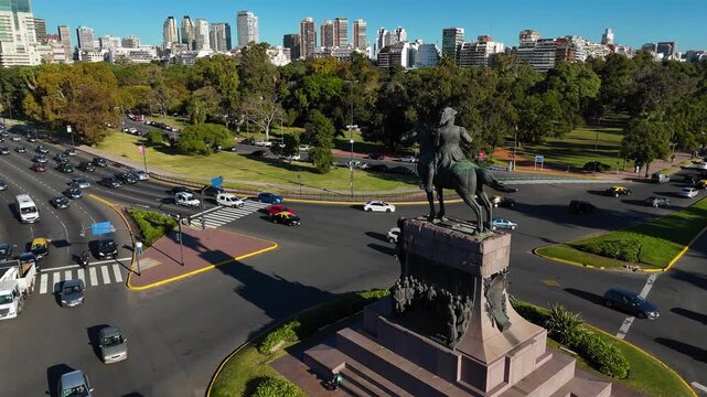 Monument to general Urquiza in Buenos Aires