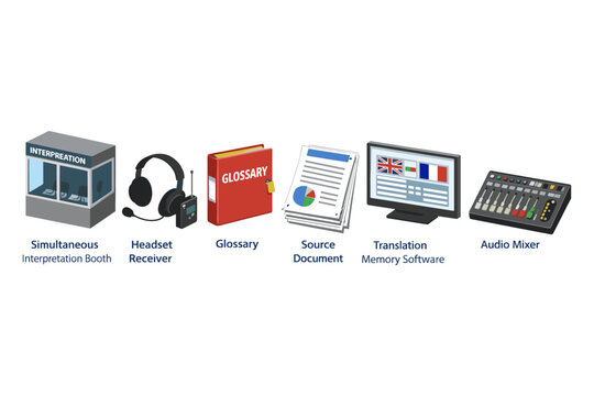 Tools for simultaneous interpretation and translation services