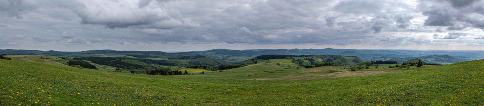 Panorama Wasserkuppe in der R&ouml;hn
