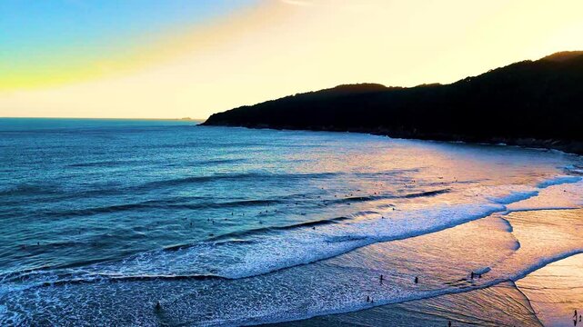 4K Beach Island Landscape Sand City Praia Tombo Guaiuba Guaruja