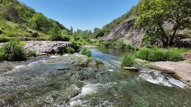 Ballikayalar Canyon is located in Gebze, Turkey. It is a popular tourist area.