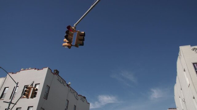 A street intersection in Bushwick, Brooklyn