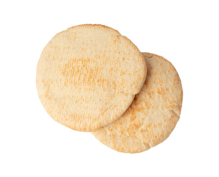 Pita flat bread, wheaten pitta flatbread also known as Arabic bread, chapati, greek pita naan, khubz