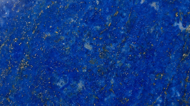Natural blue lapis lazuli stone texture with gold flecks for luxury jewelry design and ancient mineral collection frontal view background perfectly high resolution
