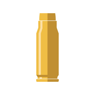 Bullet casing ammunition object metal.
