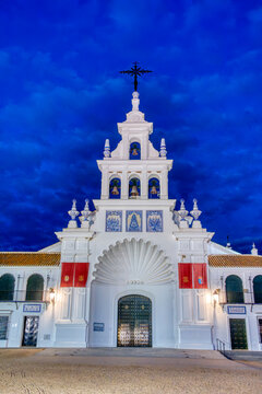 Hermitage of El Roc&iacute;o in Huelva, Spain. Pilgrimage center for the Andalusian brotherhoods.