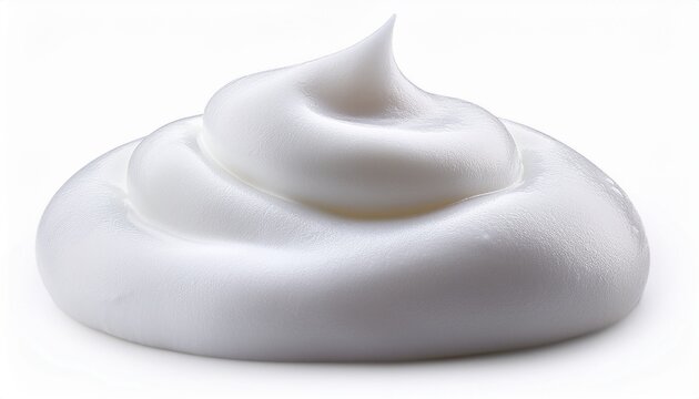 shaving foam isolated on white background full depth of field focus stacking