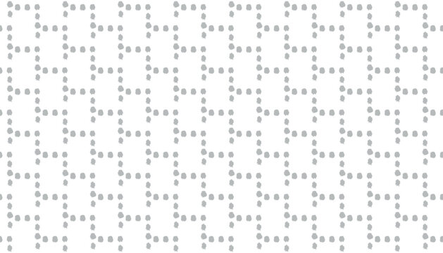 Hand drawn gray dot lattice pattern background subtle geometric grid texture for wallpaper and stationery