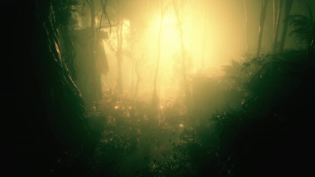 Cabin Rain In Forest 04
