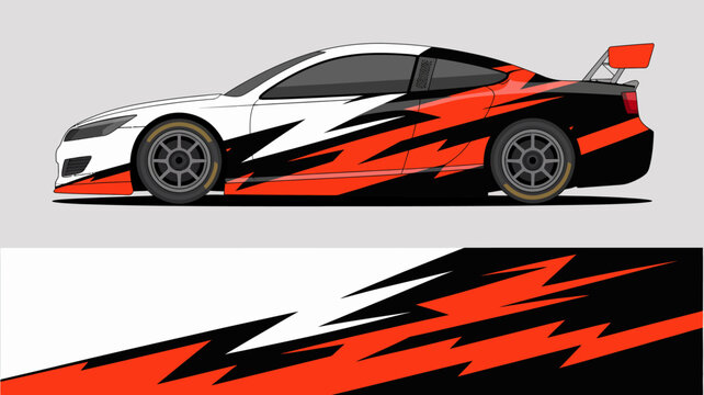 Sports Car Racing Vehicle Design.