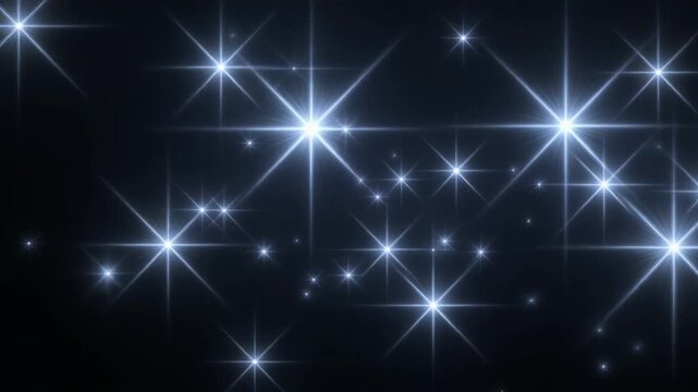 Premium Brilliant Diamond Light Sparkles Slowly Drifting Cinematic Background Video