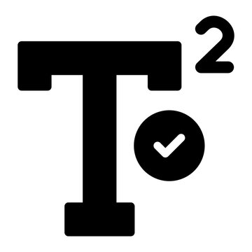 superscript glyph icon