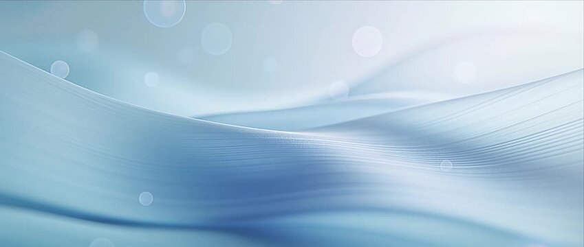 Abstract wave blue background minimal design soft gradient smooth line light bokeh futuristic texture flowing pattern digital art modern backdrop calm dreamy motion peaceful curve pastel elegant