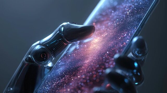 Robotic Hand Interacting with Phone
