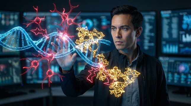The Oracle of the Biosphere: Virologist Using AI Holographic Genome Map to Predict Viral Mutations and Accelerate Vaccine Design
