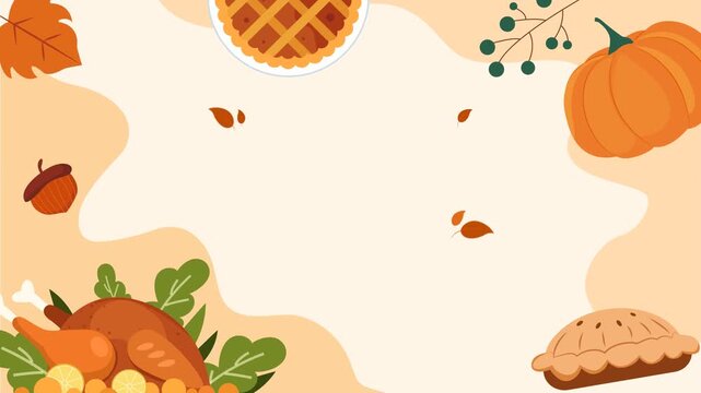 seamless pattern with pumpkins