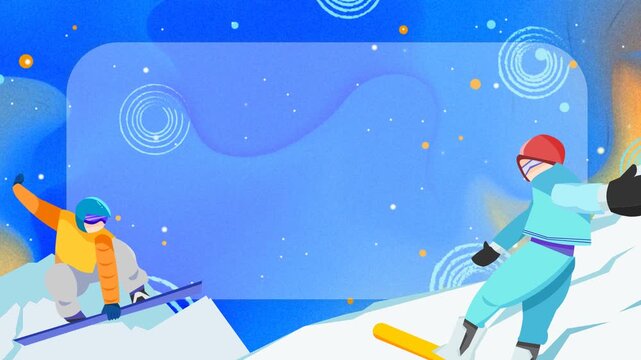 christmas card with snowman