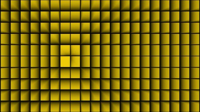 Abstract Metallic Square Grid Pattern Background with Gradient Light and Shadow Effect