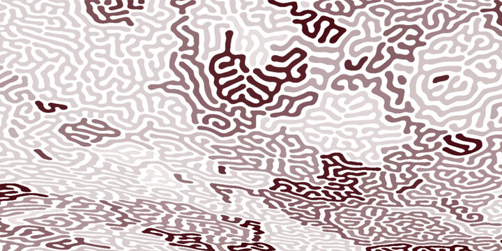 Overlay template abstract Turing organic wallpaper .Abstract truing organic wallpaper Turing reaction diffusion monochrome seamless pattern .turing pattern design background vector good for wallpaper.