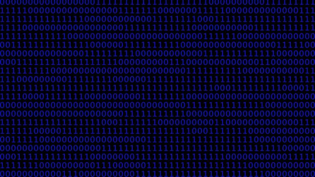 Binary Numbers Cyber Security Animation
