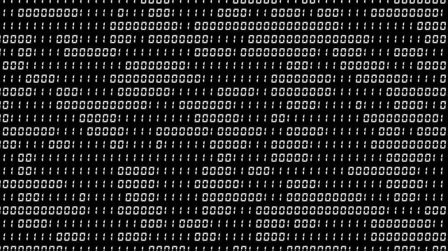 Binary Numbers Cyber Security Animation