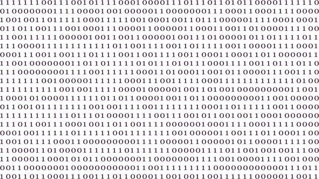 Binary Numbers Cyber Security Animation