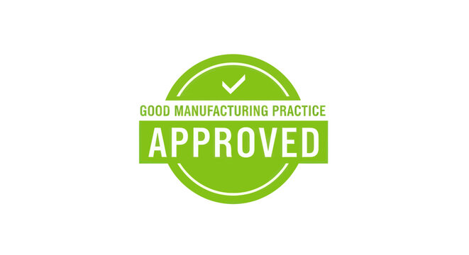 Good Manufacturing Practice Approved Stamp - GMP Certified Quality Control