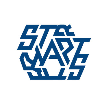 Startups Logo: A stylized blue hexagonal logo with the word STARTUPS creatively integrated within its geometric structure, representing innovation and new ventures.