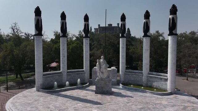 The Monument to the Fatherland at Chapultepec Park in Mexico City
