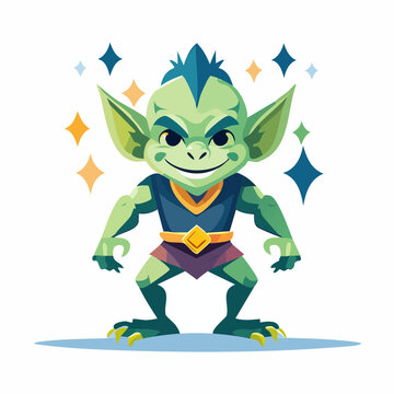 Green Goblin Character Illustration