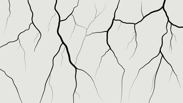Cracked Surface Vector Background