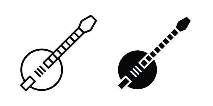 Banjo icon symbol design vector illustration.