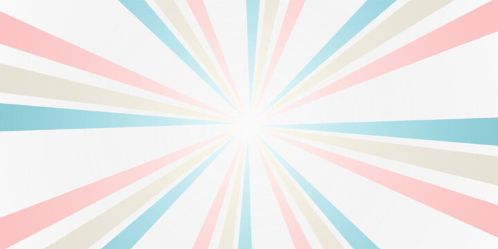 Glitter background material of radial concentrated lines (Retro color)