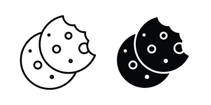 Cookie icon symbol design vector illustration.