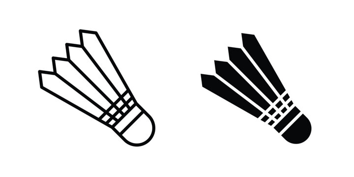 Shuttlecock icon symbol design vector illustration.
