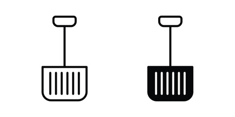 Snow shovel icon symbol design vector illustration. © Annimo