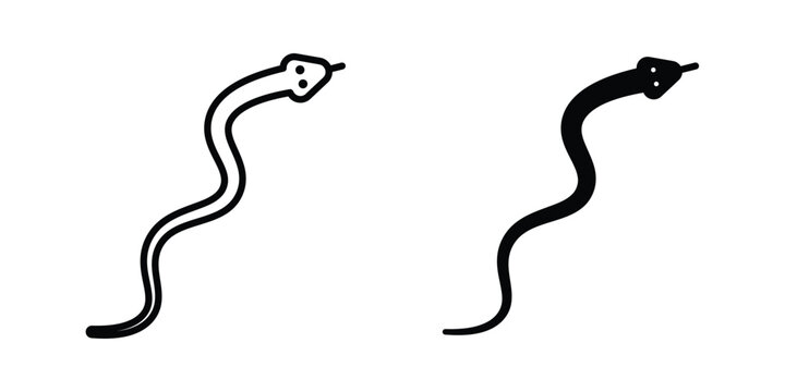 Snake icon symbol design vector illustration.