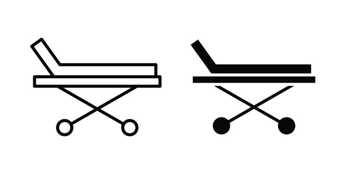 Stretcher icon symbol design vector illustration.