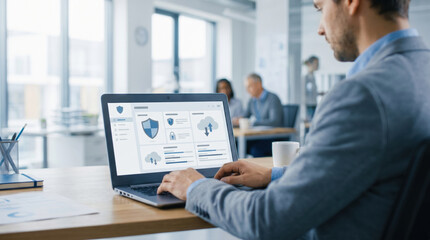 Fototapeta premium Ai skills gap cybersecurity workforce AI cybersecurity skills gap