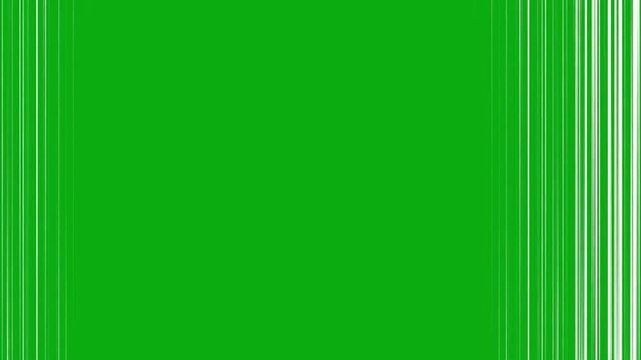 Vertical edge white motion streaks animated on a green screen chroma key background zoom motion action comic speed flash dash effect anime manga go velocity adrenaline superman adrenaline transition