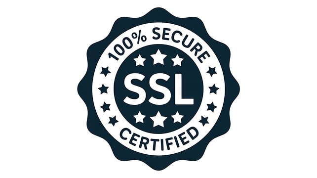 SSL, secure, certification, seal, 100 percent secure, website security