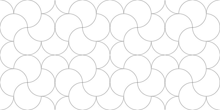 vector seamless pattern with spirals ceramic linework.