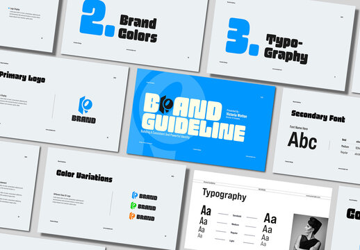 Brand Guideline Presentation Layout For Corporate Identity